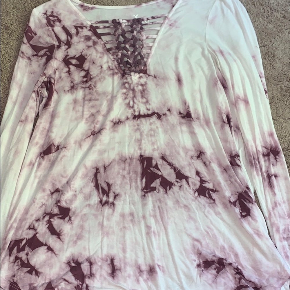 Long sleeve the dye shirt